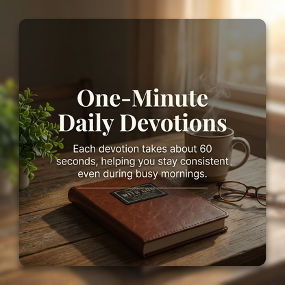 GraceTides One-Minute Devotional for Men